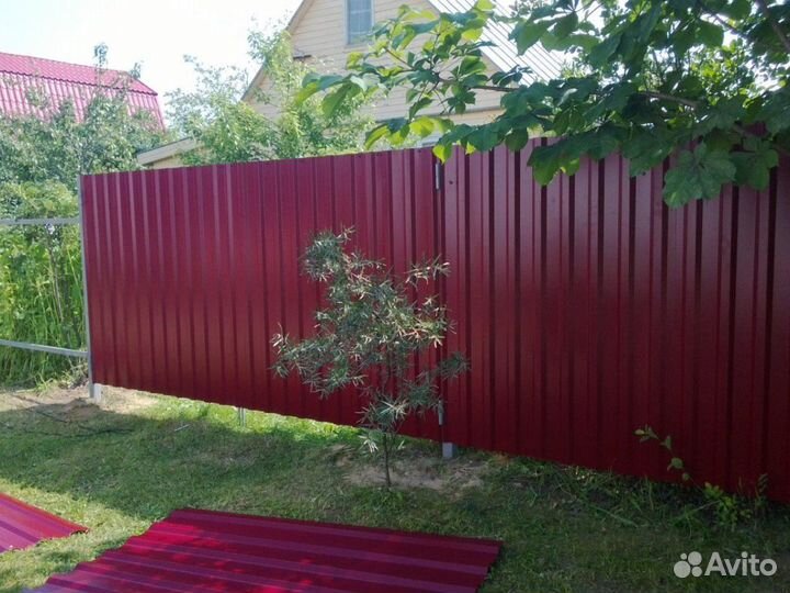 Заборы из профнастила с гарантией