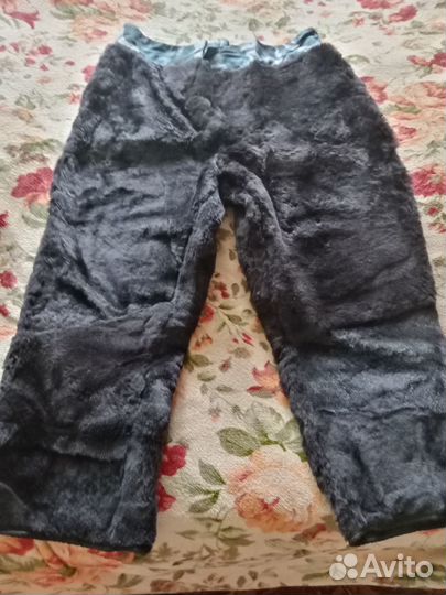 Брюки камуфляжные с меховым подкладом