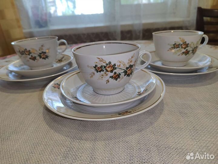 Сервиз чайный (чайные пары) Рига СССР