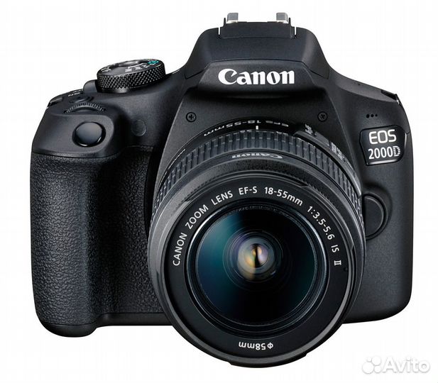 Зеркальный фотоаппарат Canon EOS 2000D Kit EF-S 18-55mm IS II