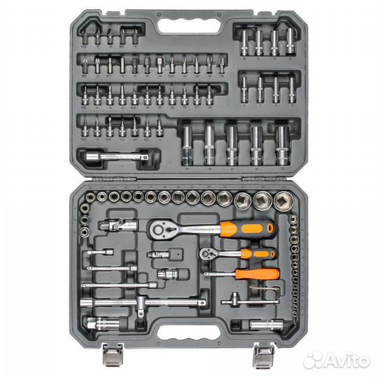 Airline AT-94-05 Набор инструментов универсальный 94 предмета + фонарь, пласт.кейс