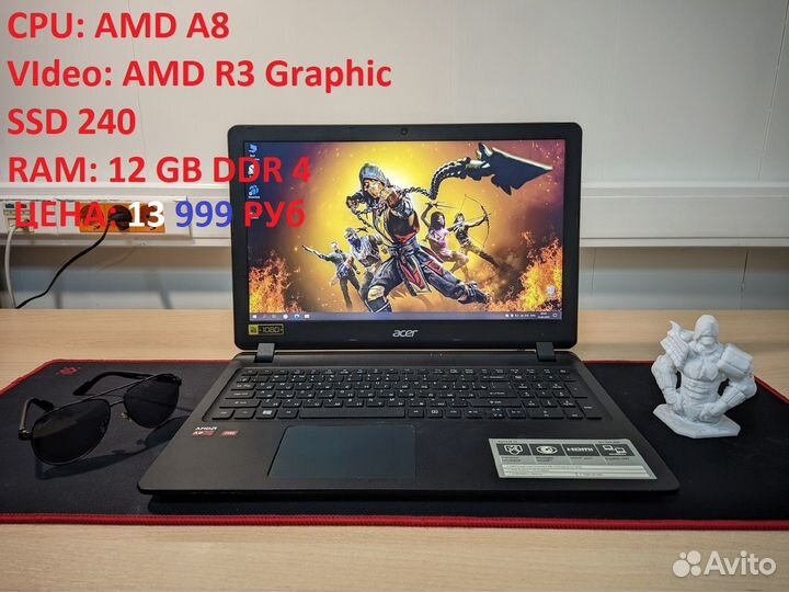 Ноутбук 12gb ram/Новый SSD/Игры/Фильмы/Гарнтия