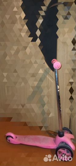 Самокат детский трехколесный бу