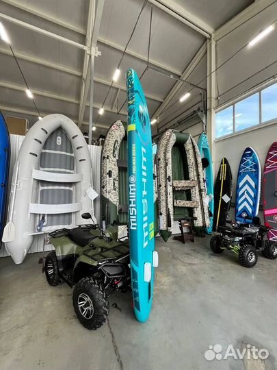 SUP (сап) Доска mishimo PRO-MAX Light Teal 11,6’