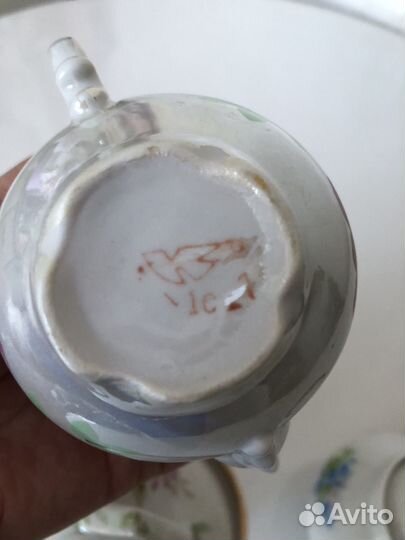 Кофейный сервиз, чайник, крышка Вербилки