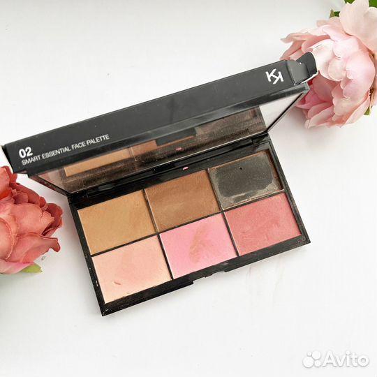 Kiko milano smart essential face palette 02 битая