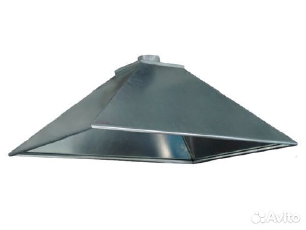 Зонт вытяжной из оцинкованной стали