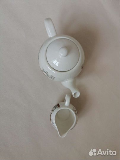 Заварочный чайник большой 900мл, молочник 250мл