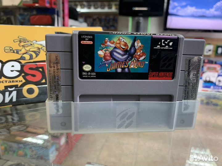 Super James Pond snes USA