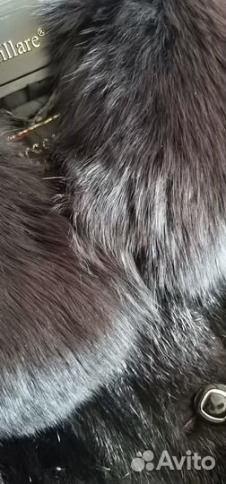 Шуба норковая чёрная 48 размер