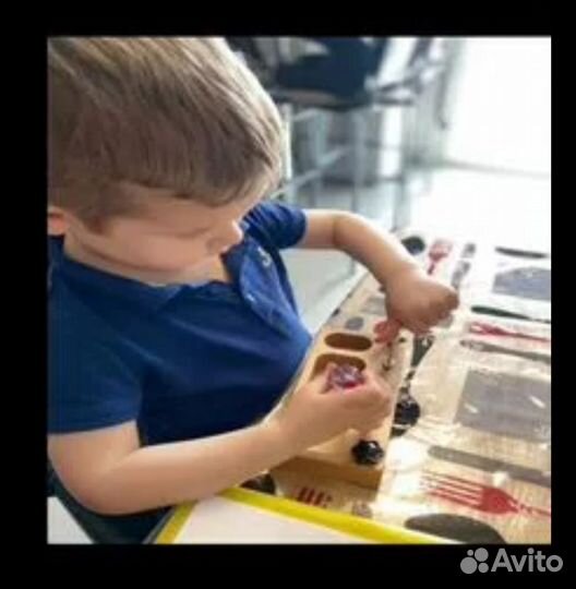 Развивающие игрушки Монтессори.Набор болтов