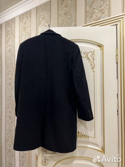 Пальто мужское черное 52