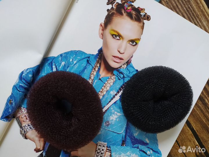 Новый бублик для волос создание прически