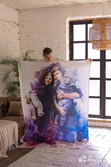 Фотоплед из флиса