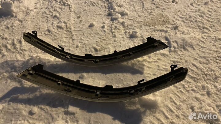 Молдинг бампера с xромом volkswagen рassat b5+