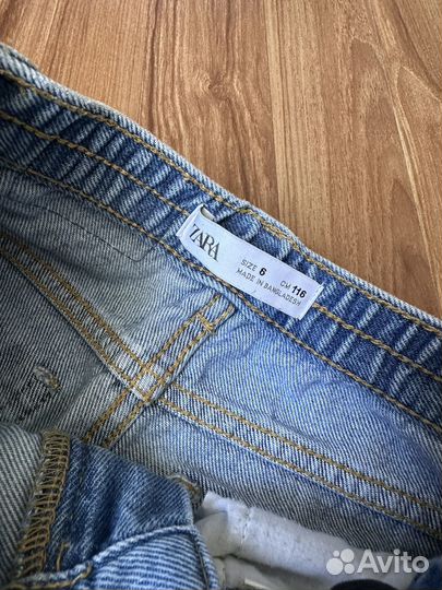 Джинсы zara для девочки 116