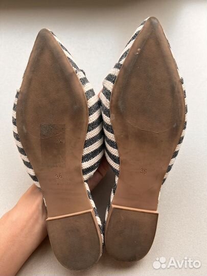 Шлепанцы мюли сабо женские H&M 36