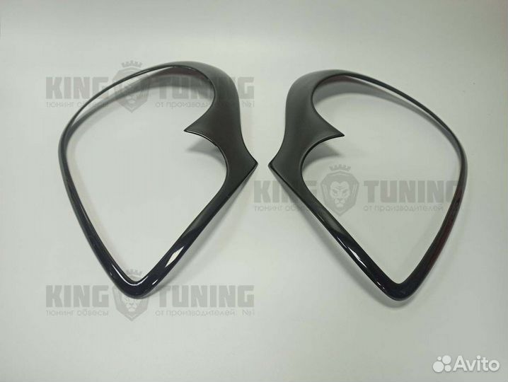 Маски на фары Porsche Cayenne 955 (Fiberglass-Easy