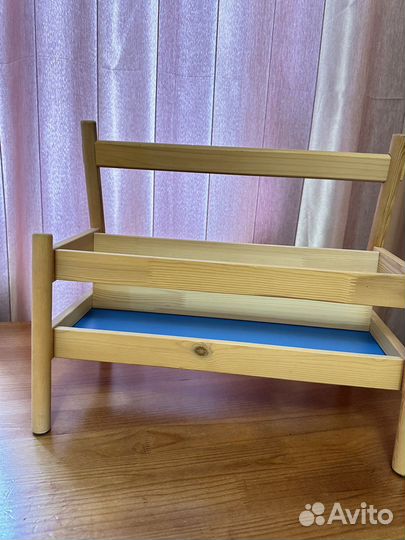 Полка для книг икеа флисат