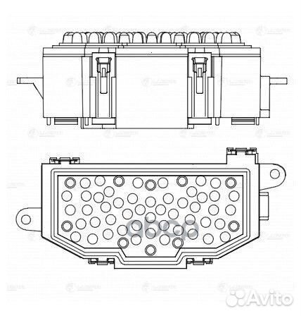 Резистор э/вент. отоп. для а/м Audi A4 (B8) (07