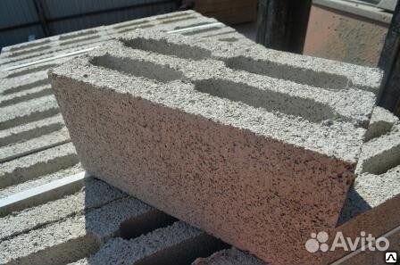 Шлакоблок 390х188х190
