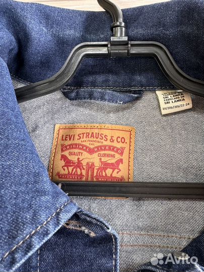 Джинсовая куртка levis оригинал