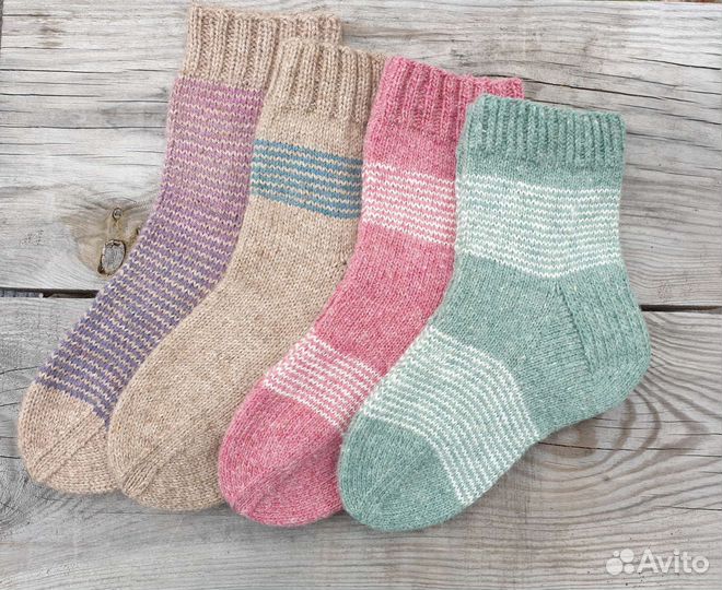 Носки вязаные женские ручная работа, р.37-41