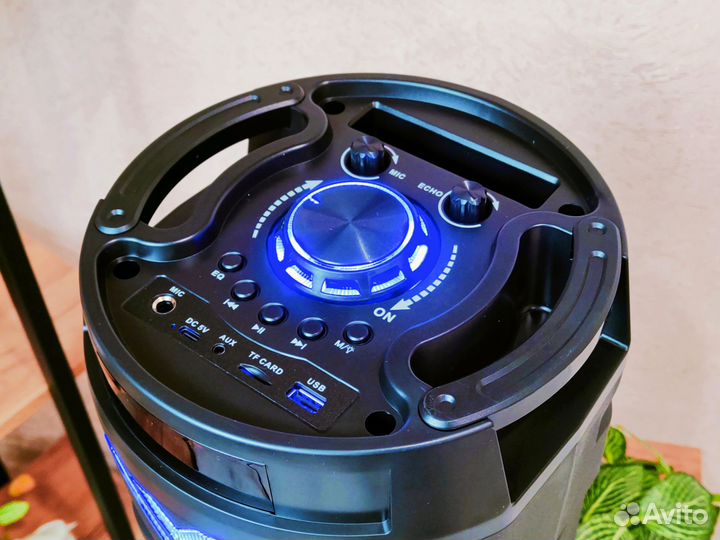 Большая напольная колонка с блютузом