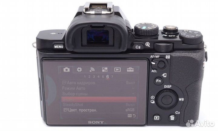 Sony alpha 7 два объектива