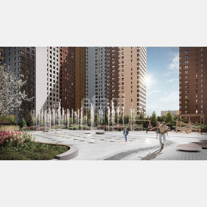 2-к. квартира, 53,3 м², 24/33 эт.