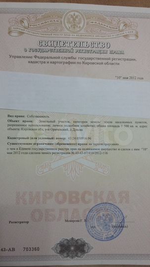 Участок 15 сот. (ИЖС)