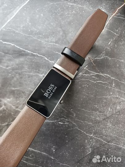 Автоматический Мужской Двухсторонний Ремень boss