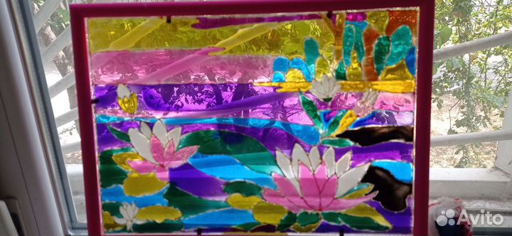 Витраж Кувшинка