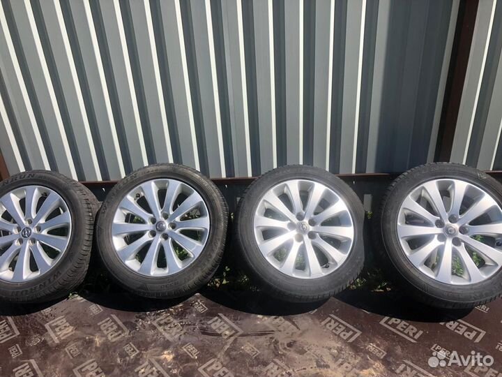 Шины с оригинальными дисками opel