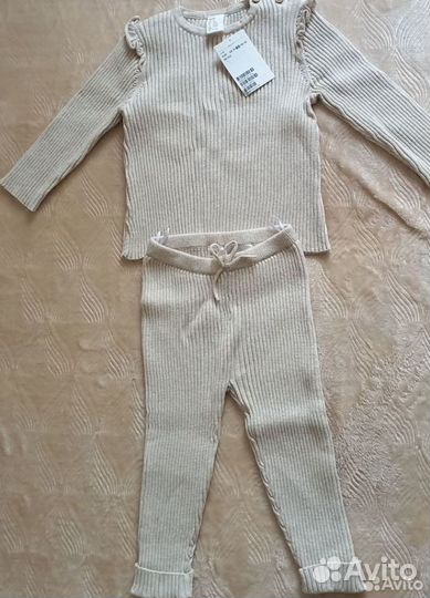 Костюм для девочки hm 80 и боди 74