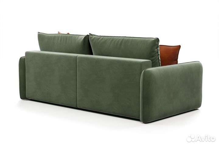 Диван прямой новый зеленый Портленд