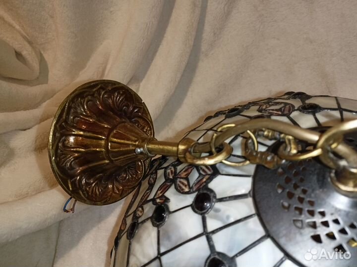 Светильник, люстра в стиле Тиффани, винтаж