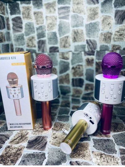 Микрофон колонка для пения