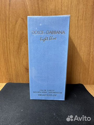 Туалетная вода dolce gabbana light blue 100 ml