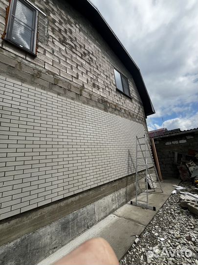 Отделка фасада дома термопанелями