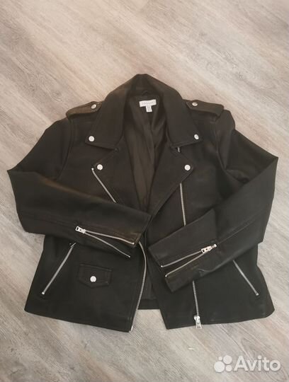Кожаная куртка косуха Topshop (новая), р52-54