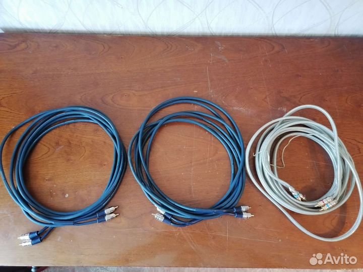 Daxx R52-50 3 пары rca для усилителей