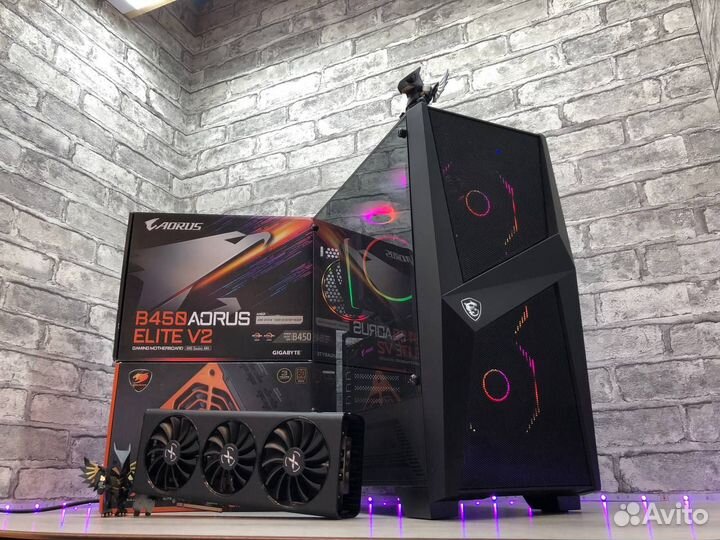 Игровой пк Ryzen 5 5600X / RX 6800 XT / RAM 16