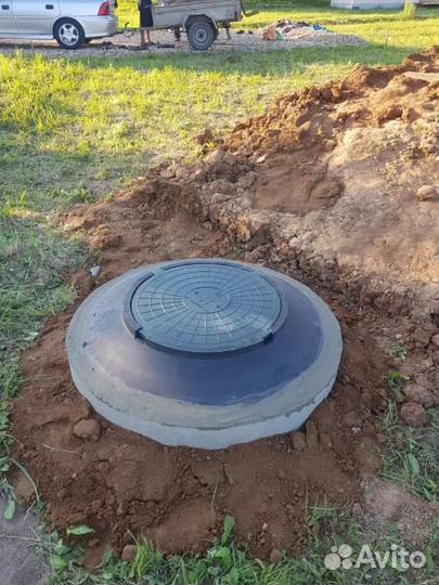 Копка септиков из жб колец/Автономная канализация