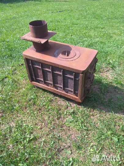 Печь Буржуйка чугунная СССР