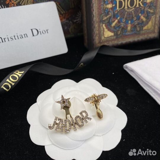 Серьги dior