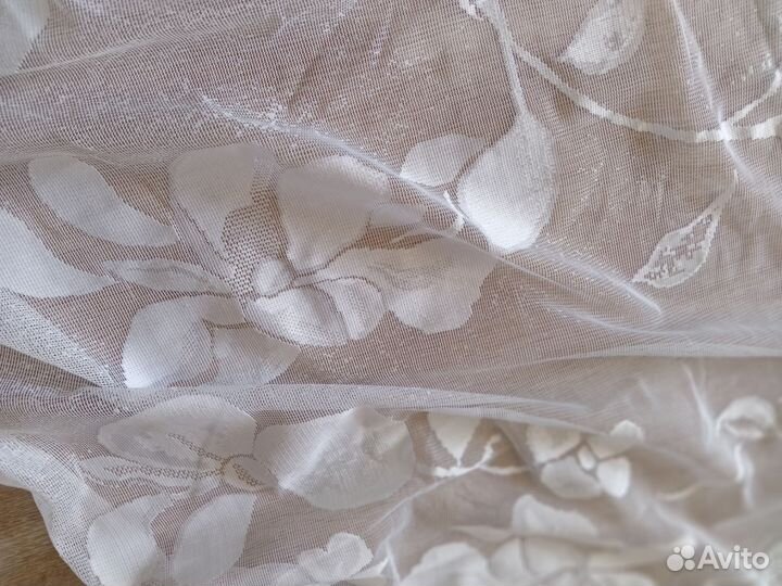 Тюль б/у, шир 395см дл. 270 см