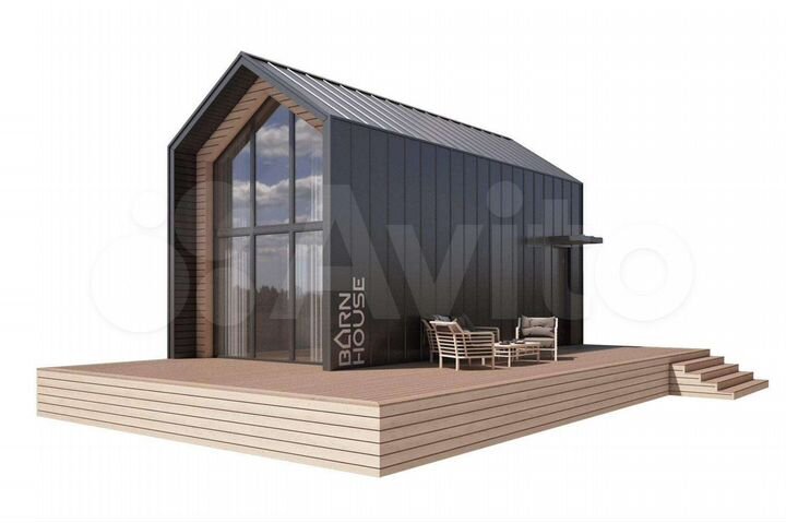 Коттедж 73 м² на участке 1 сот.