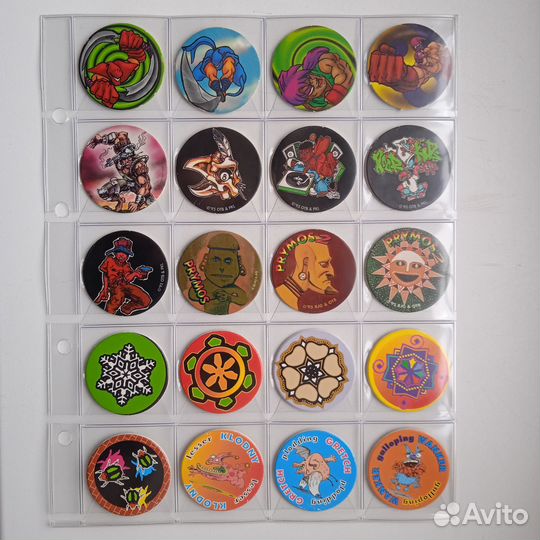 Фишки сотки кэпсы разные