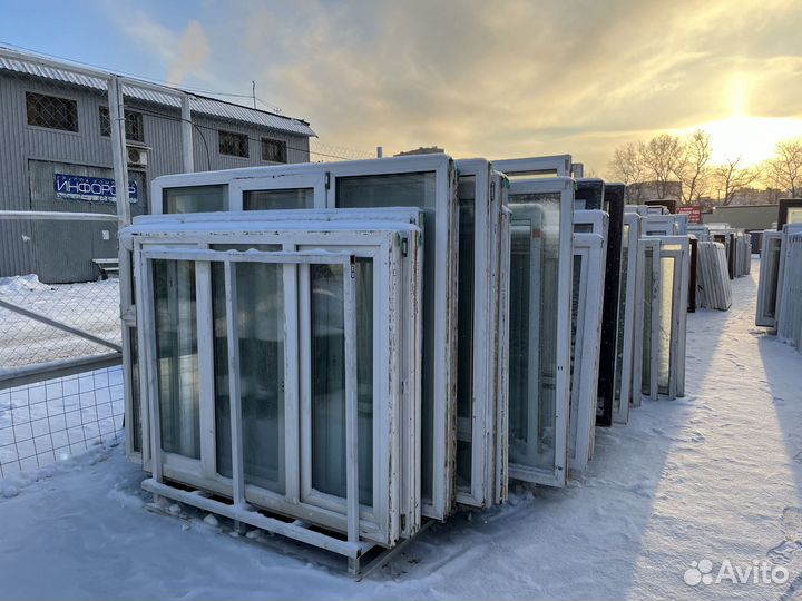 Окна пластиковые бу и готовые новые